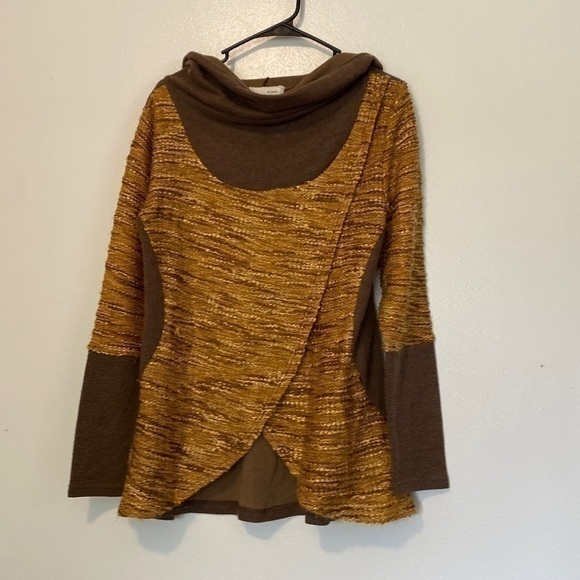 Anthropologie Sweaters - Anthropology a’reve cowl neck cozy wrap sweater size medium